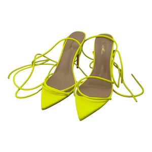 Genshuo Gladiator Pointed toe Neon Yellow Size 9